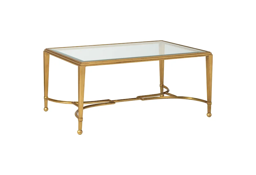 Artistica Metal Sangiovese Small Rectangular Cocktail Table by Artistica at Alison Craig Home Furnishings