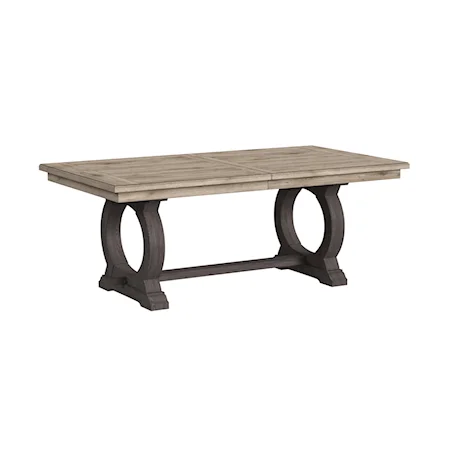 Rustic Dining Table with 22" Leaf