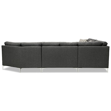 5-Seat Sectional Sofa w/ RAF Cuddler