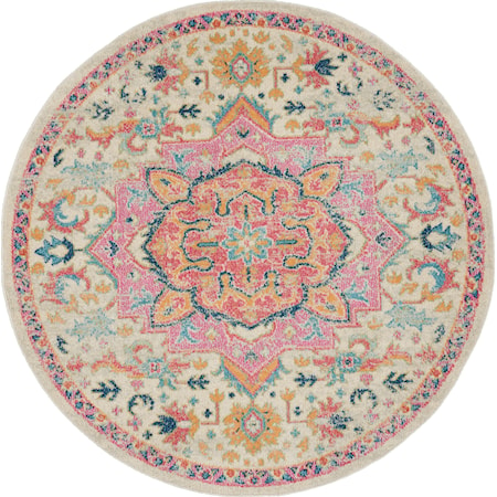 5'3" Round  Rug