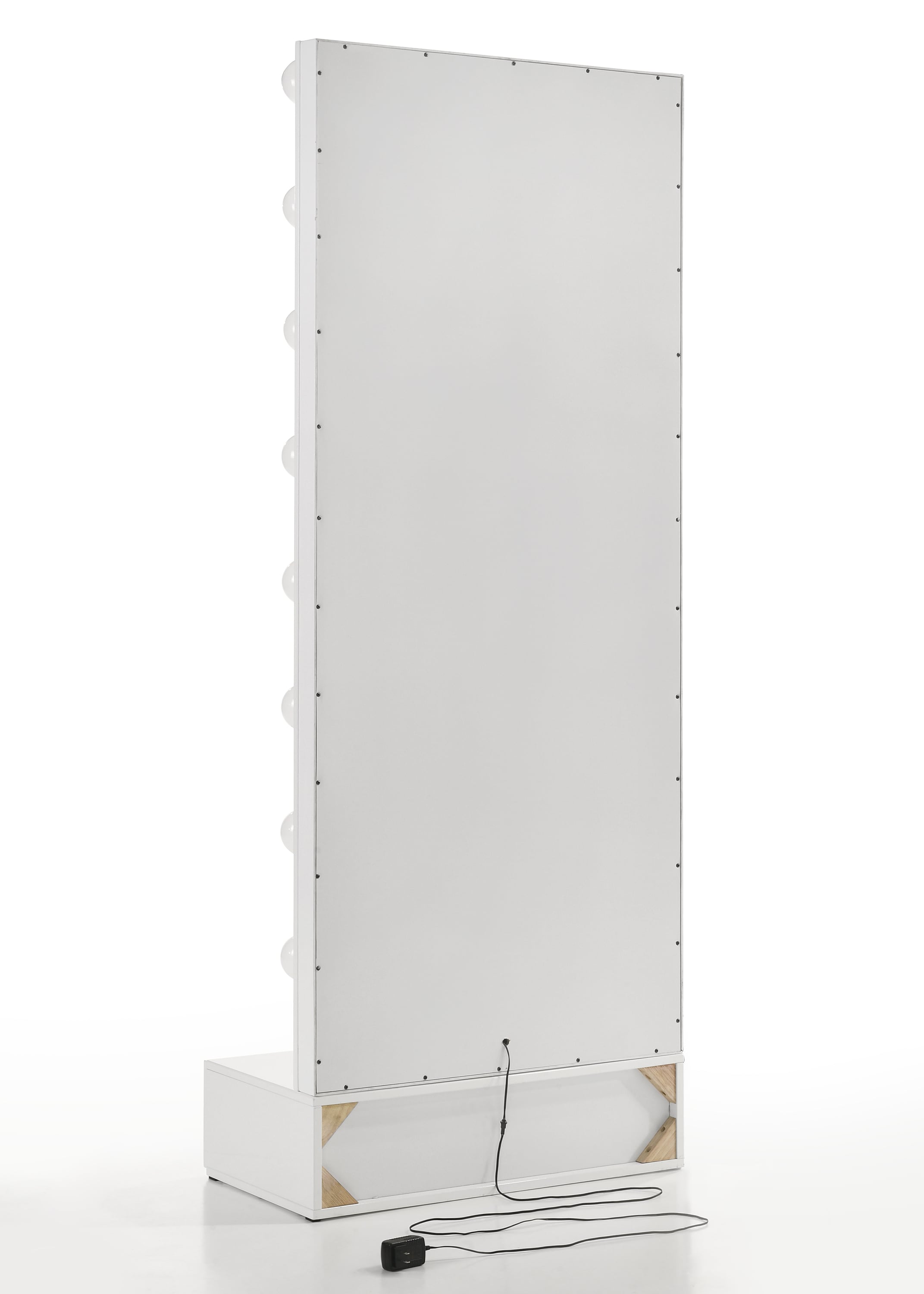 Luxury 67336 LUXORY WHITE TALL LIGHTED VANITY | MIRROR WITH