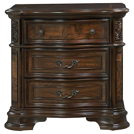 3-Drawer Nightstand