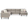 Bravo Furniture Trafton 6-Seat Sectional Sofa w/ RAF Chaise