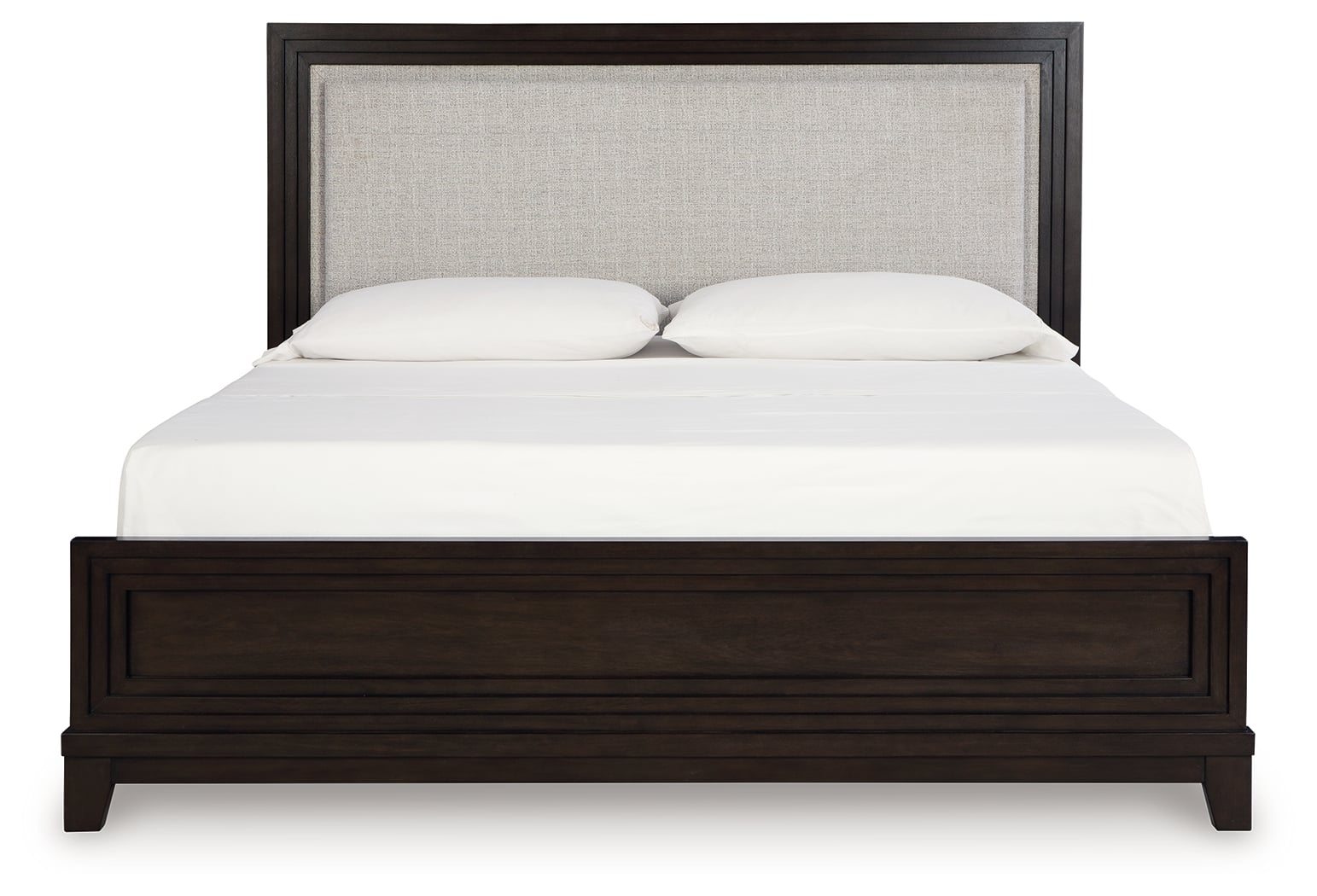 Queen Upholstered Panel Bed