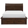 Home Style Logan Queen Storage Platform Bed