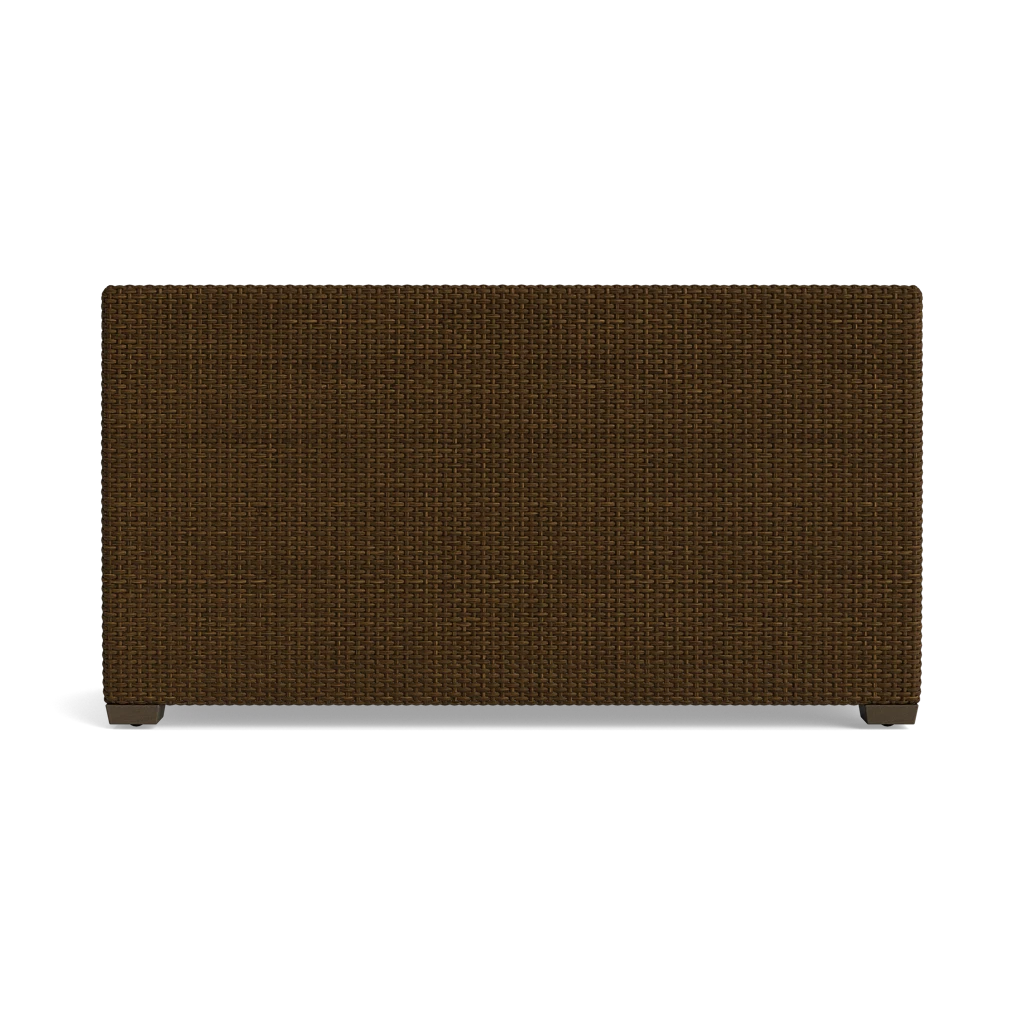 Slim-Back Wicker Loveseat