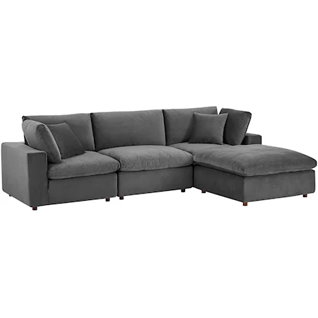 4-Piece Sectional Sofa