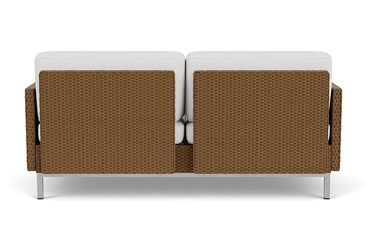 Lloyd Flanders Elements Settee With Loom Arms And Back