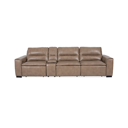 Power Sliding 4-Piece Sofa