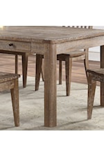 Winners Only Augusta Rustic Dining Table with Storage