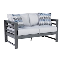 Outdoor Loveseat with Cushion