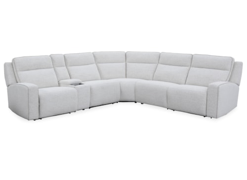 Casual 6-Piece Zero Gravity Power Reclining Sectional Sofa with Power Headrests