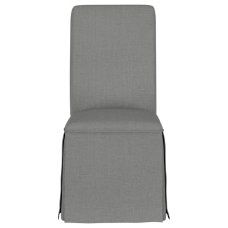 Shawna Skirted Dining Chair Gray