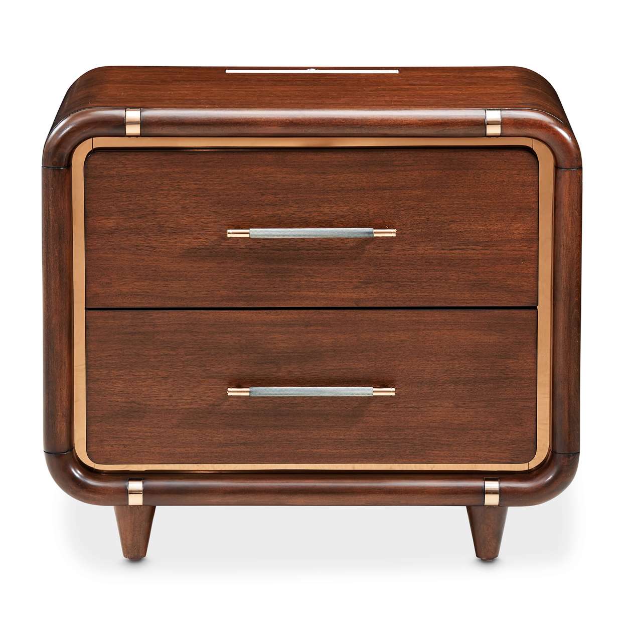 Two-Drawer Nightstand w/LED Lighting