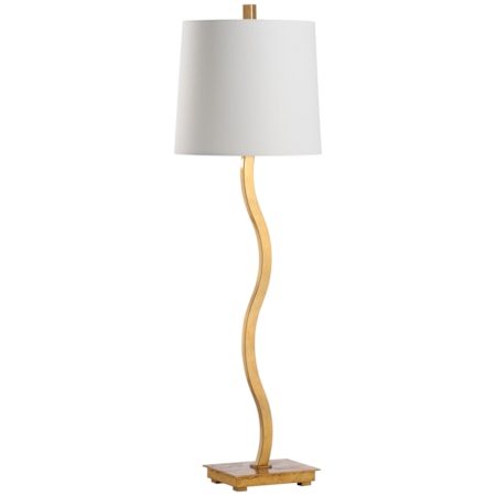 Sway Buffet Lamp-Gold Leaf