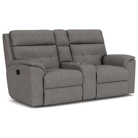 Recl. Loveseat with Console