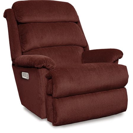 Power Rocking Recliner w/ Headrest & Lumbar