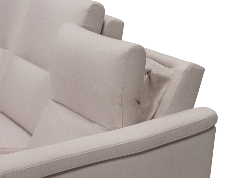 Palliser Oxford 4-Seat Corner Curve Oxford Console Sectional