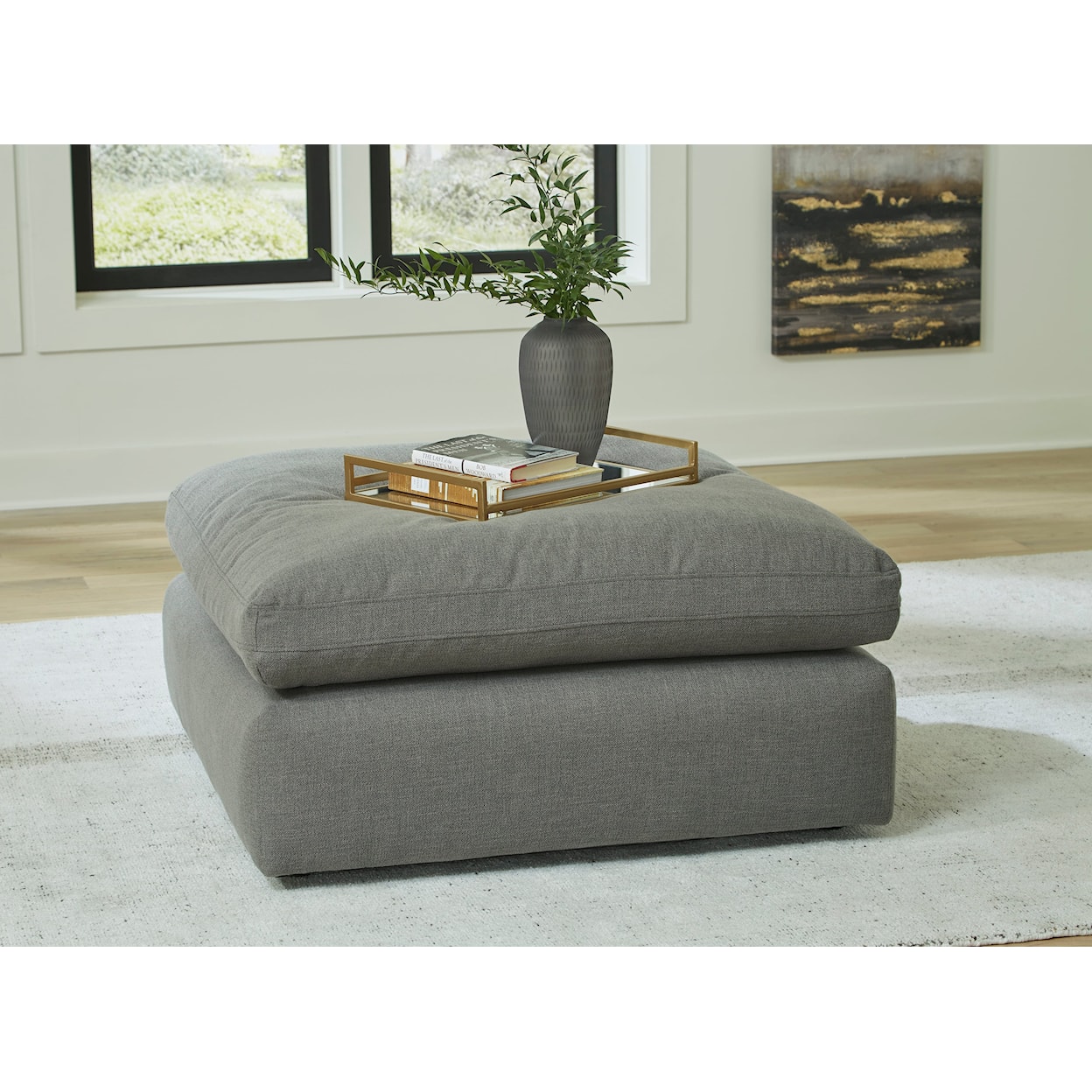 Benchcraft by Ashley Elyza Oversized Accent Ottoman