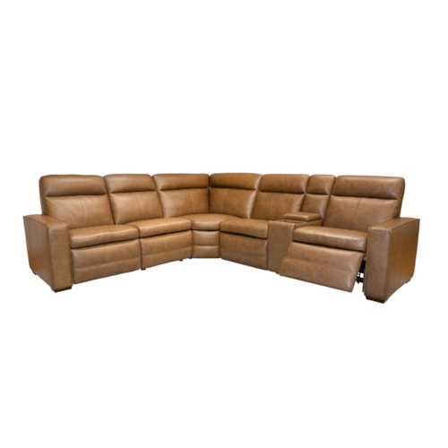 Transitional 6-Piece Sectional Sofa with