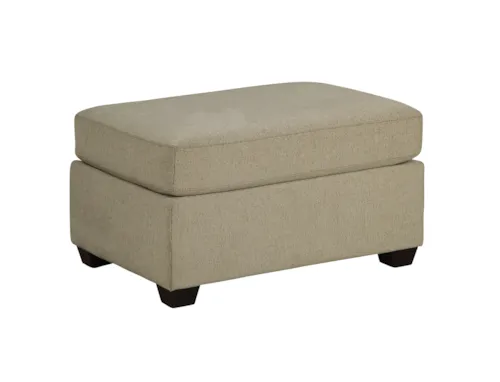 Transitional Rectangular Ottoman