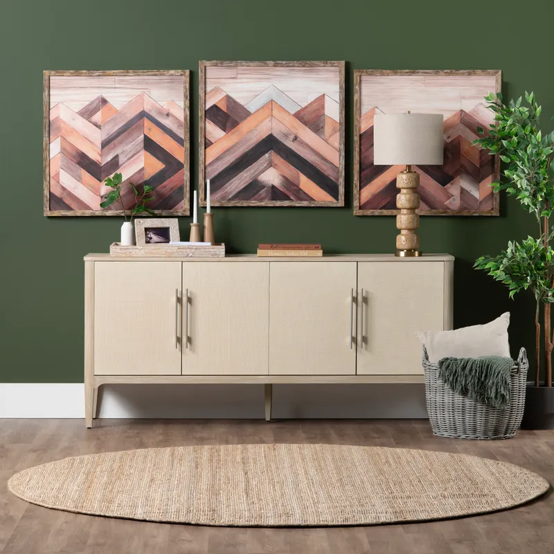 Sierra Nevada Wooden Wall Decor - Set of 3