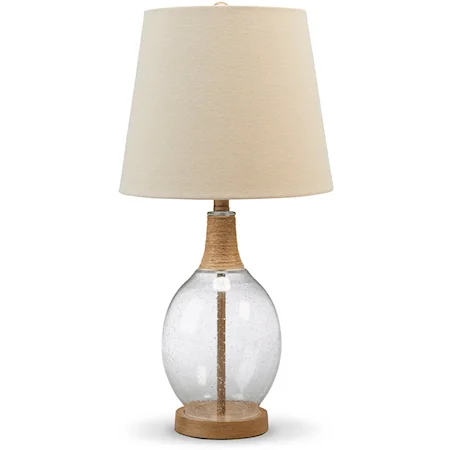 Glass Table Lamp (Set of 2)