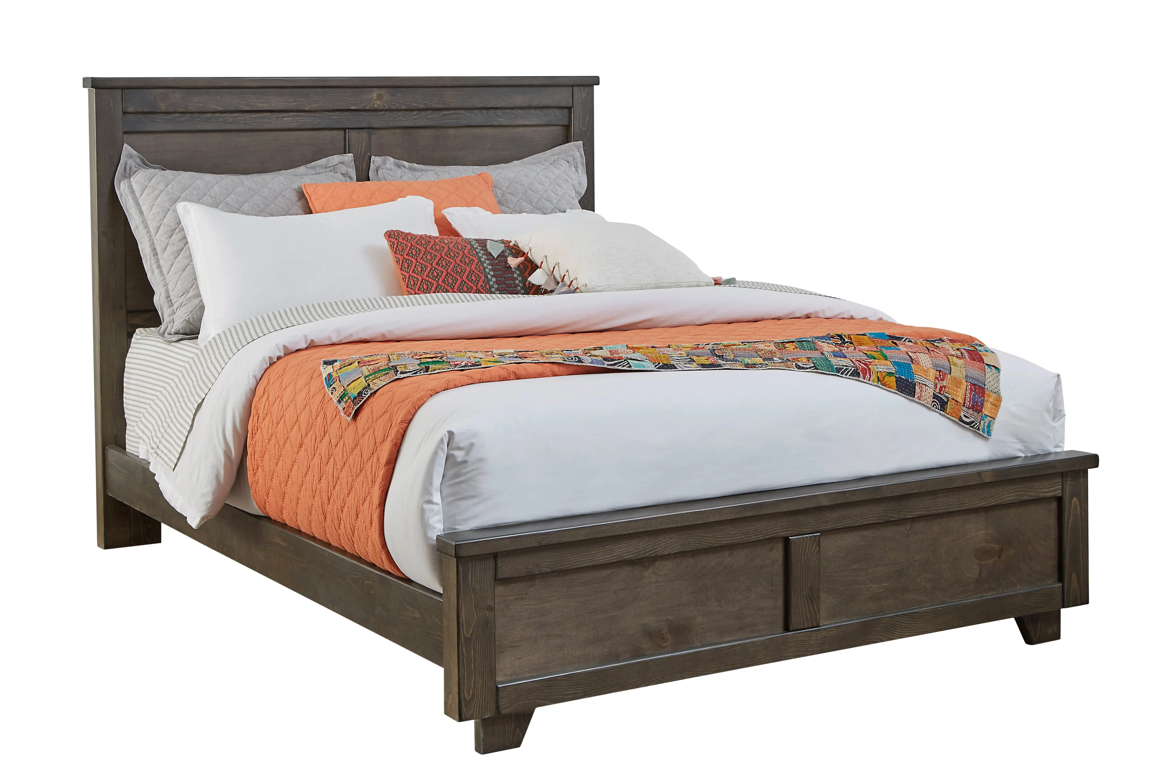 Progressive Furniture River Oaks B692-34/35/78 Transitional Queen Panel ...
