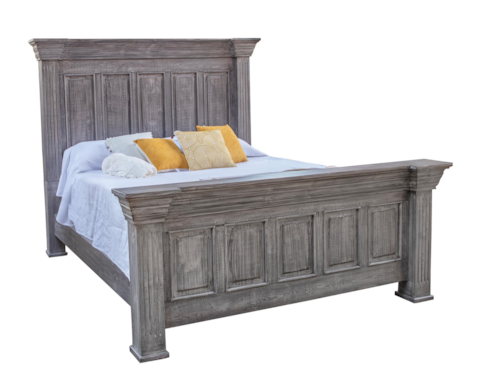 Rustic Queen Panel Bed