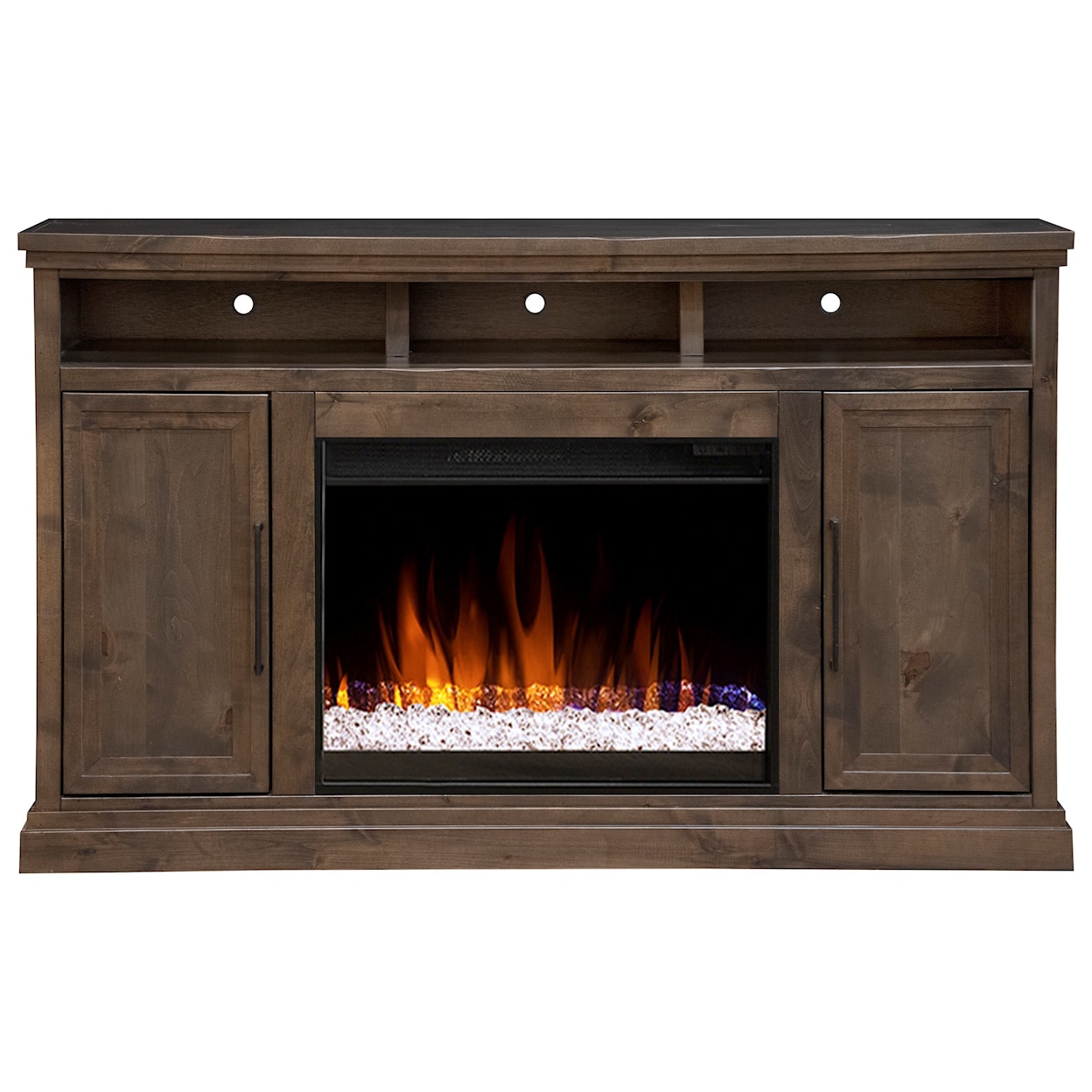 Legends Furniture  65" TV Stand with Fireplace