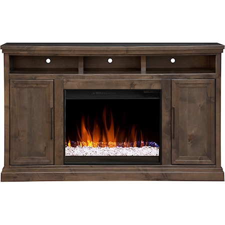 65" TV Stand with Fireplace