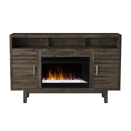 61&quot; Fireplace Console