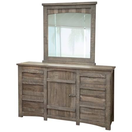 Dresser and Mirror