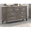 New Classic Furniture Lisbon Marble Top Dresser