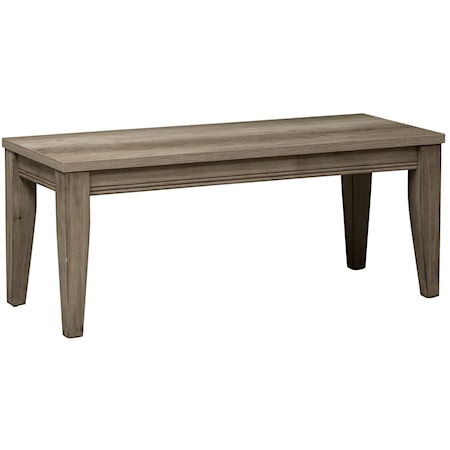 Farmhouse Dining Bench with Tapered Legs