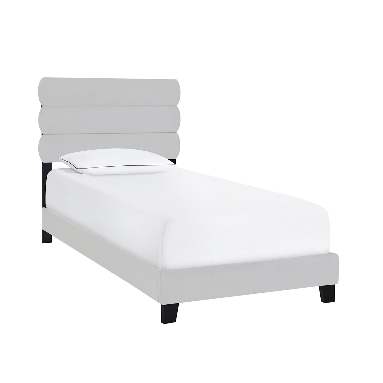 Accentrics Home Fashion Beds Twin Upholstered Bed