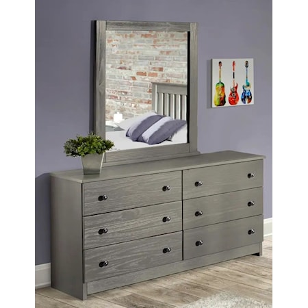 Dresser & Mirror Set