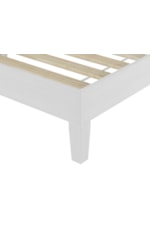 Steve Silver Nix Nix Contemporary King Platform Bed - White