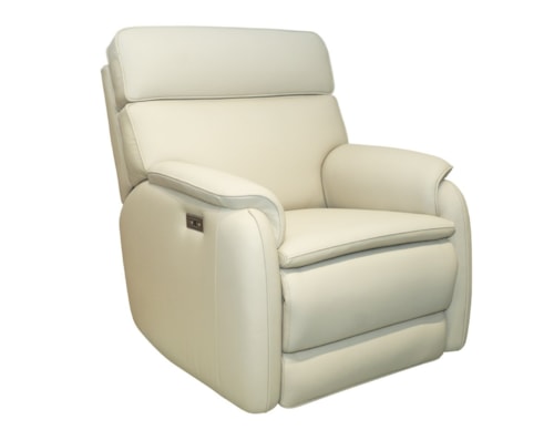 Casual Power Swivel Glider Recliner with Power Headrest