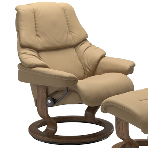Medium Reclining Chair with Classic Base