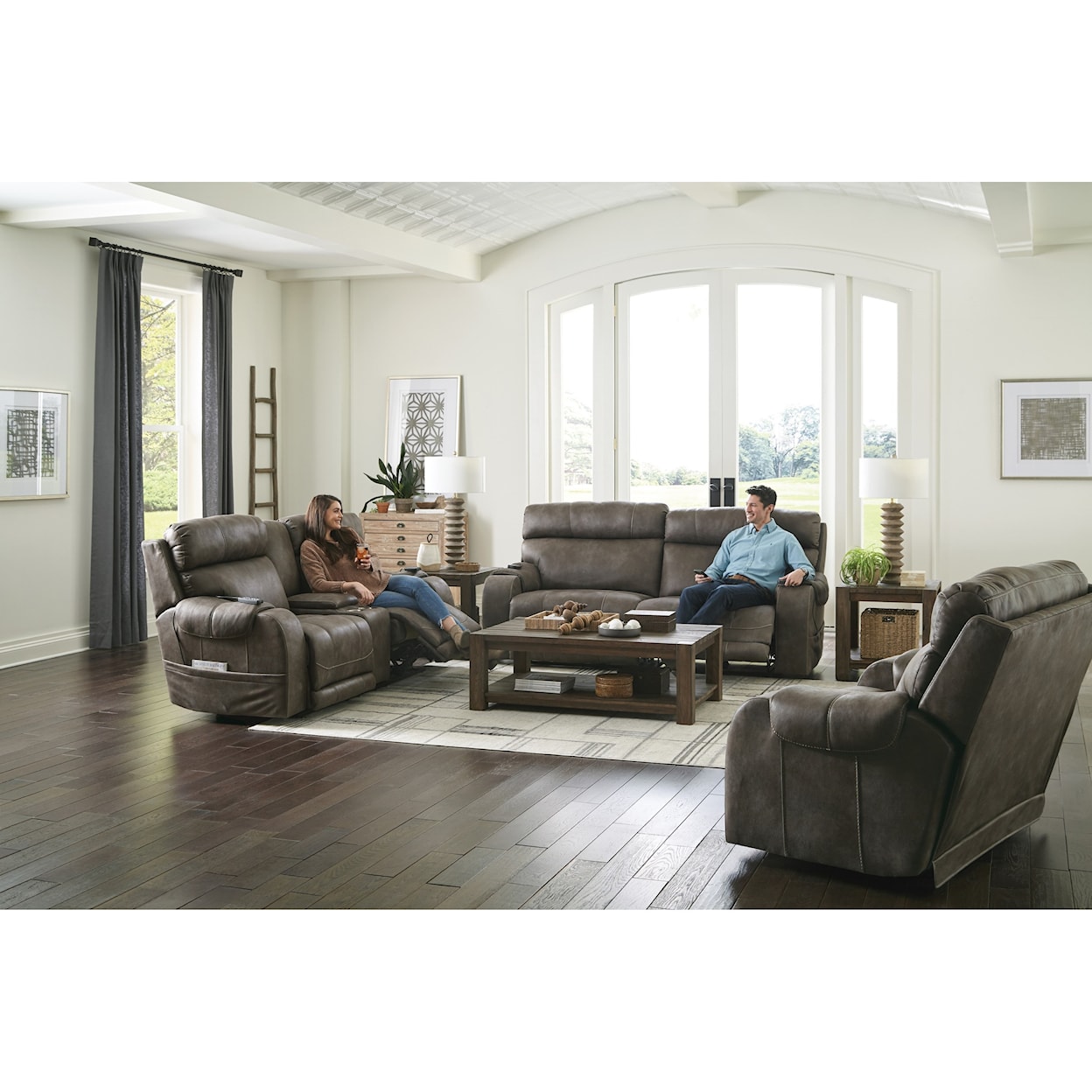 Catnapper 302 Serenity Pwr Hdrst Pwr Lay Flat Wall Hugger Recliner