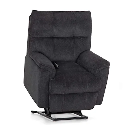 Contemporary Power Reclining Lift Chair with Remote and Massage