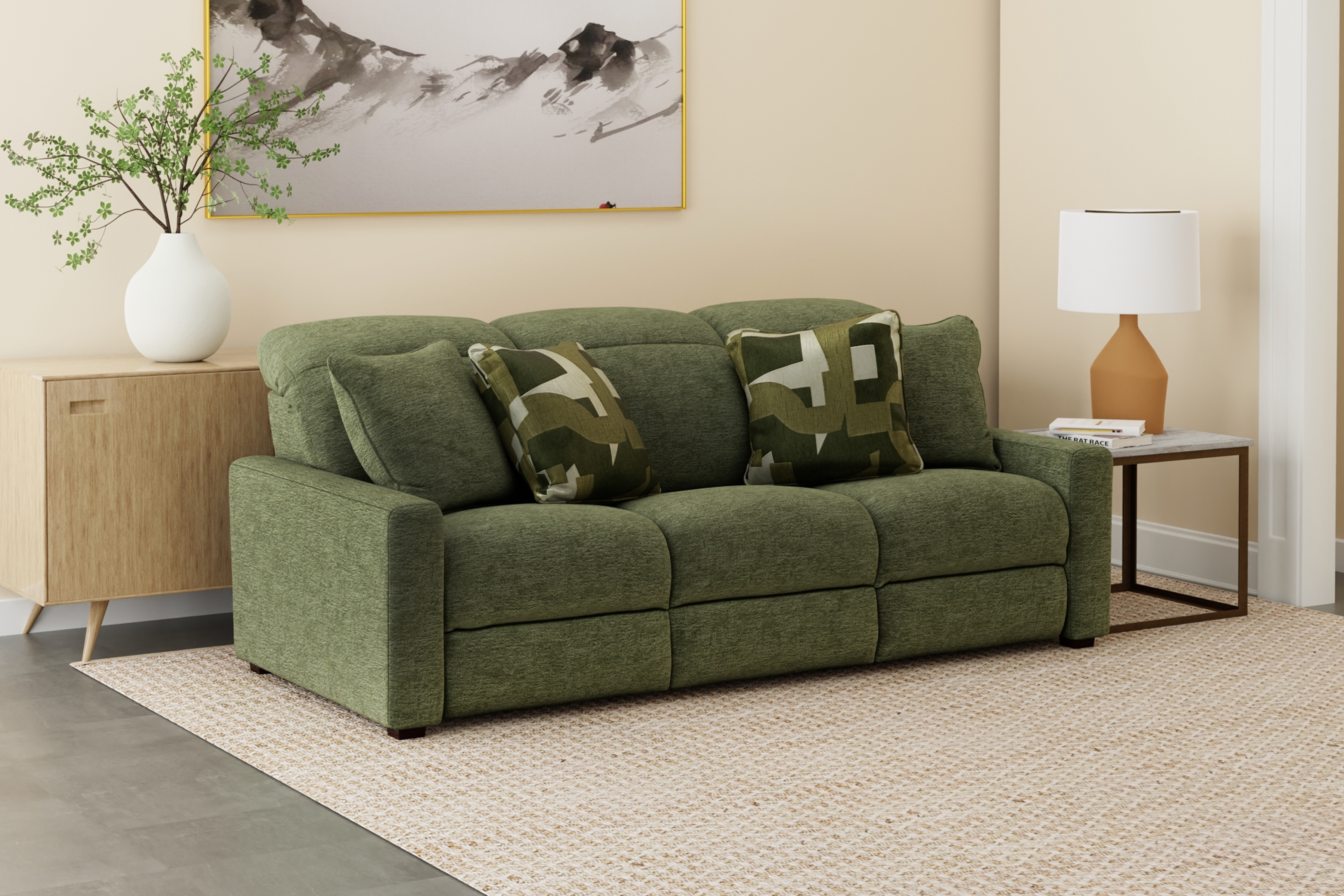 Catnapper Ada Power Sofa with 3 Recliners