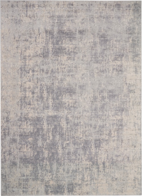 9'3" x 12'9" Ivory/Silver Rectangle Rug