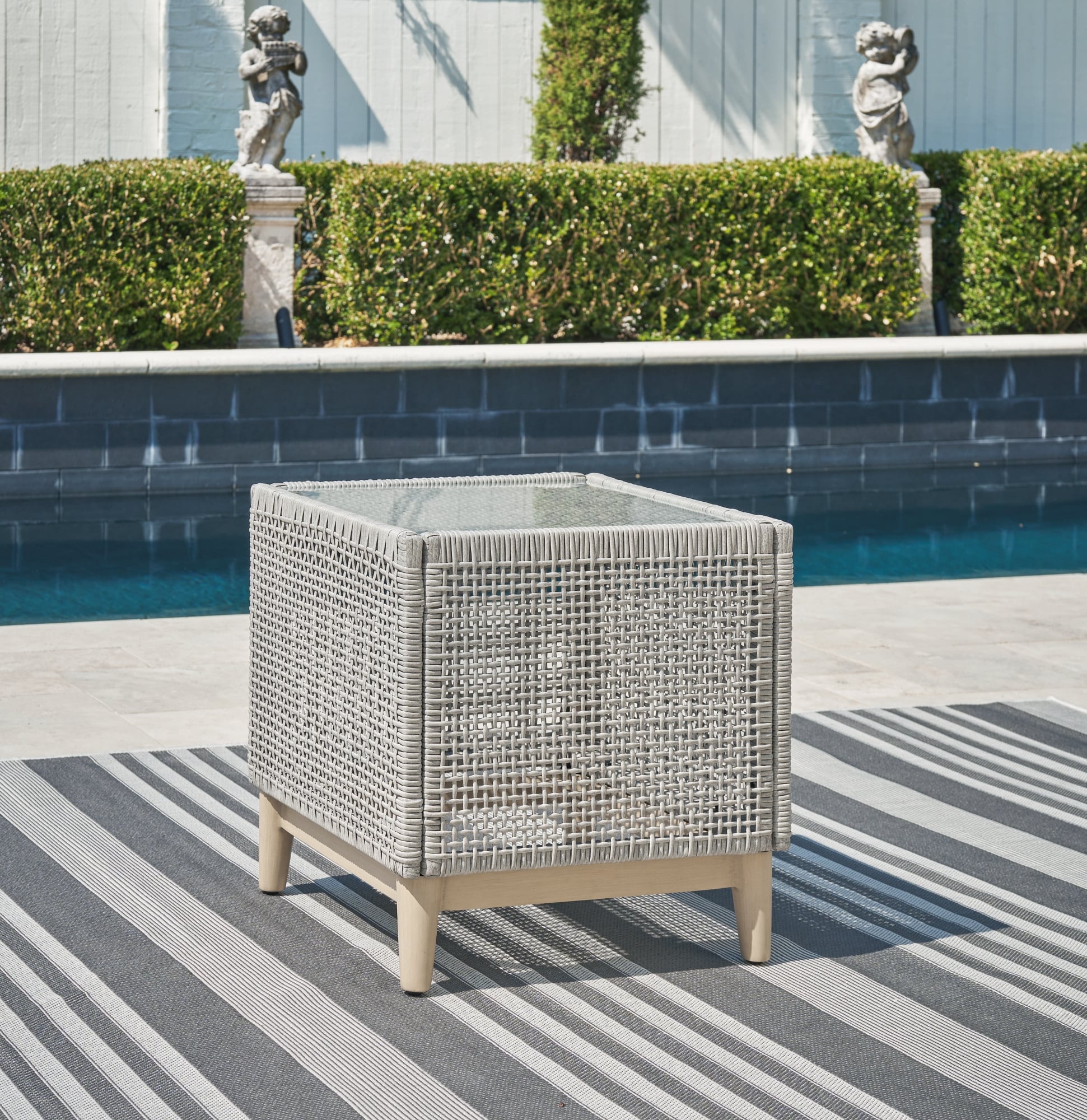 Outdoor Square End Table