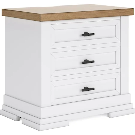 3-Drawer Nightstand