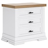 Benchcraft by Ashley Ashbryn 3-Drawer Nightstand