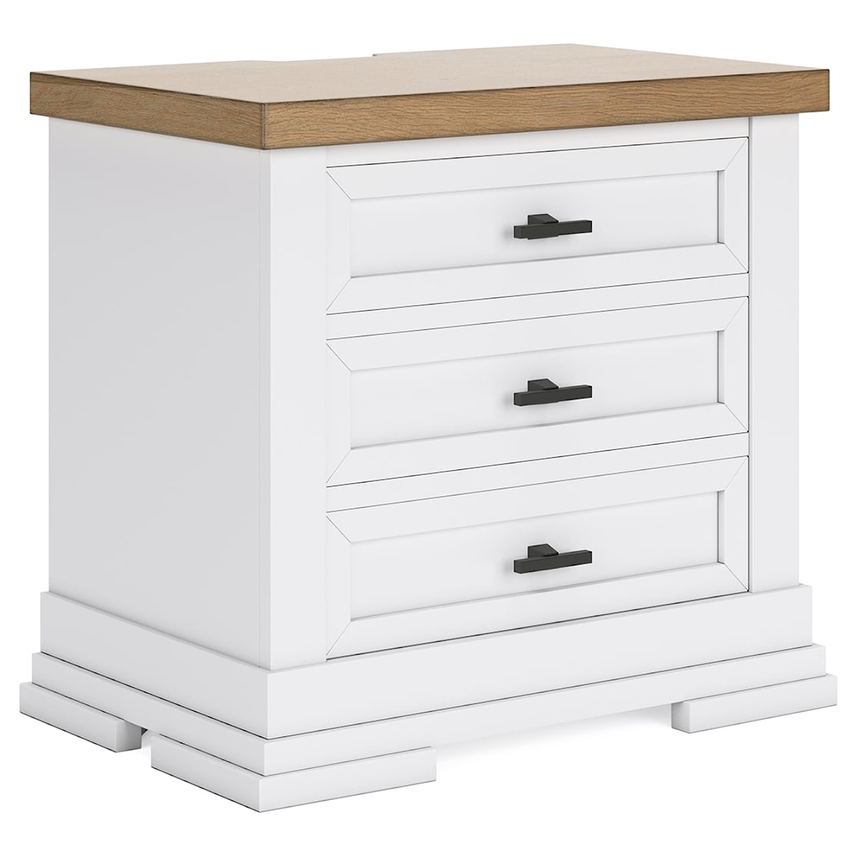 Benchcraft by Ashley Ashbryn 3-Drawer Nightstand