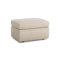 Transitional Accent Ottoman with Casters