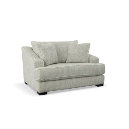 Chair and a Half w/Accent Pillows